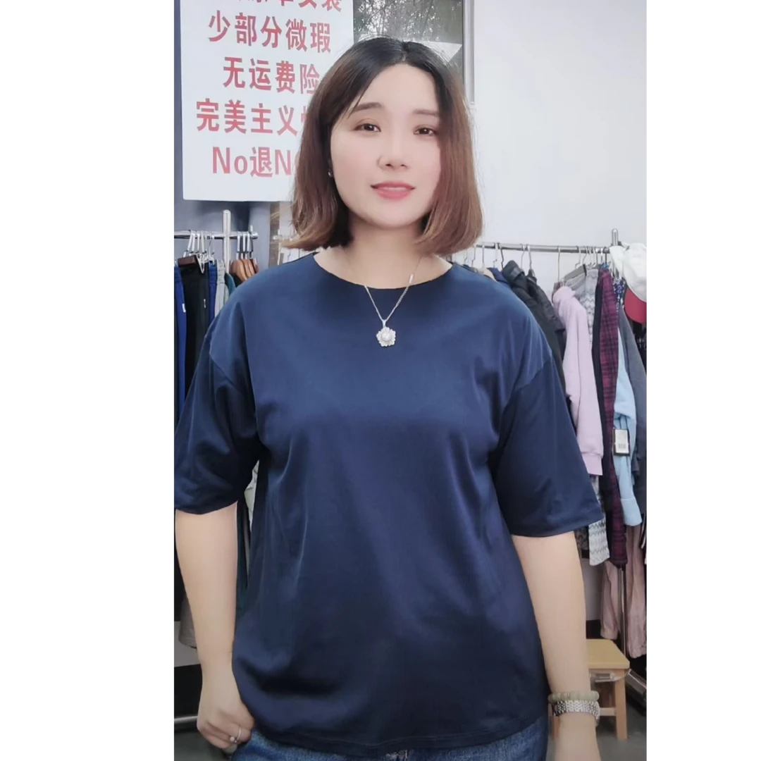 Y7 日单圆领后中缝线短袖T恤