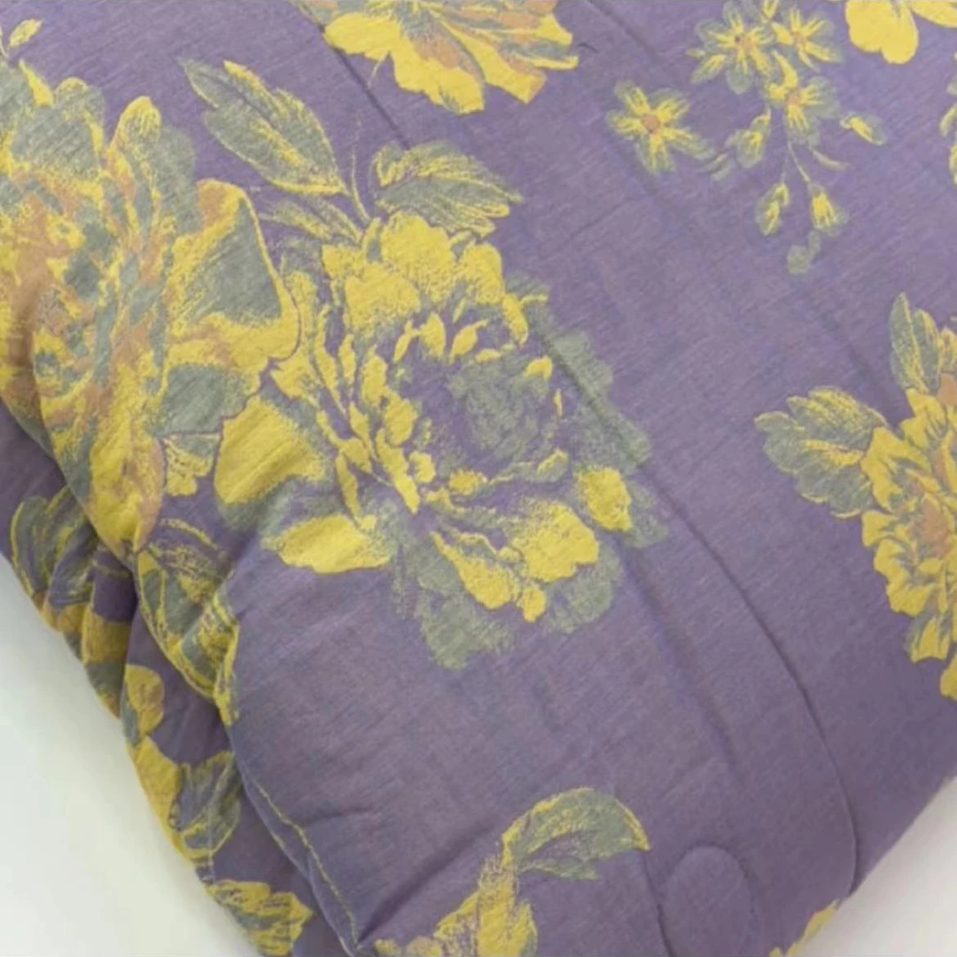 紫韵 200*230高端温柔浪漫纯棉双层纱被子