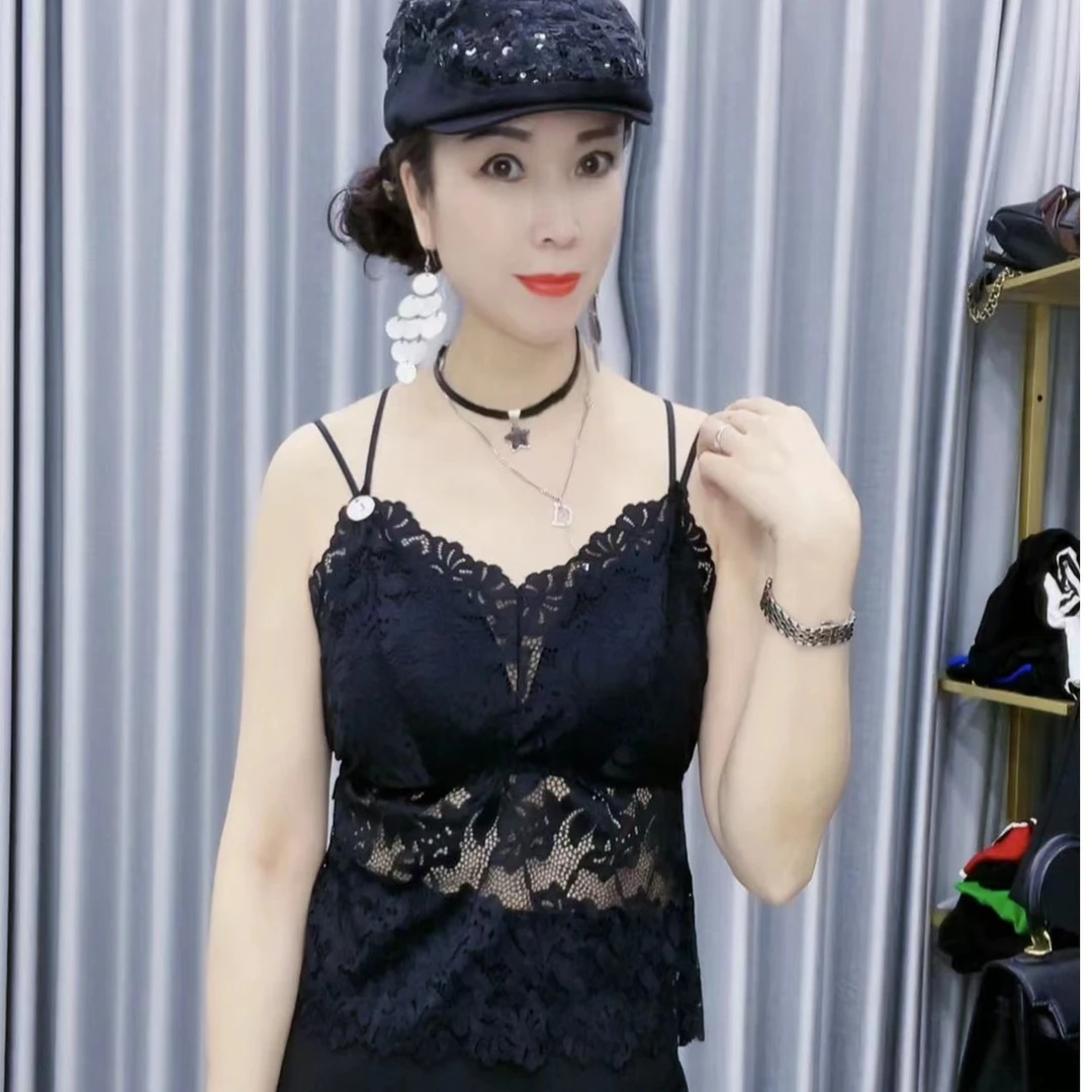 【懂你吴姐】9942新款蕾丝美背上衣