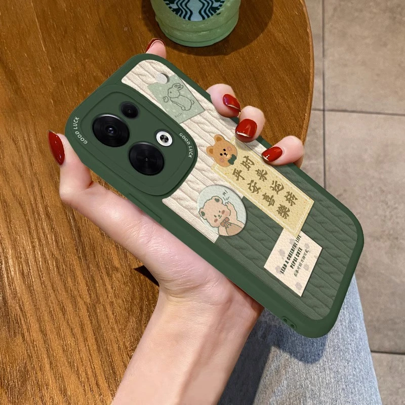 适用OPPOreno12手机壳reno13pro保护套全包reno14小羊皮个性全包