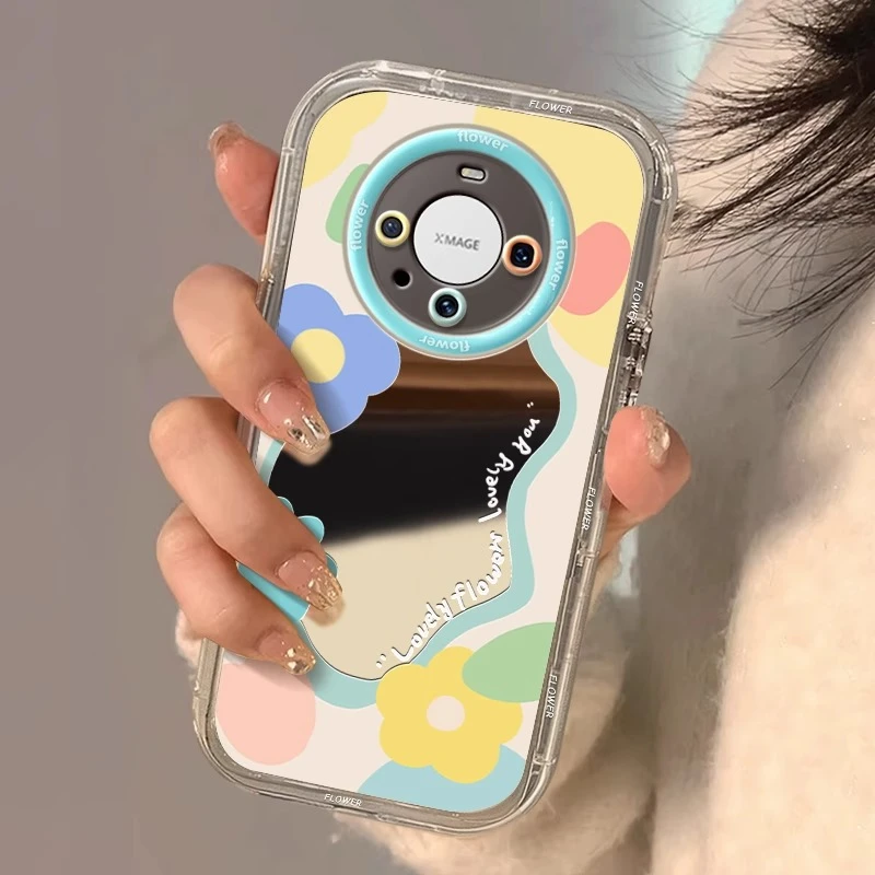 适用华为mate60pro手机壳新款防摔遥遥领先个性mate50pro涂鸦彩花
