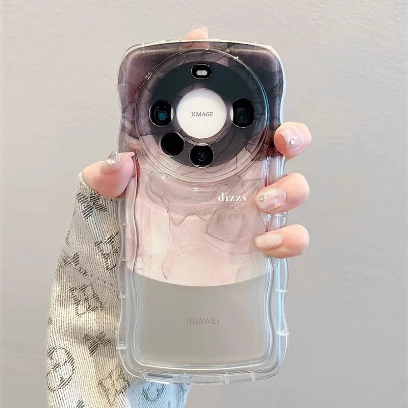 适用华为mate70pro手机壳新款防摔遥遥领先个性mate50pro水墨晕染