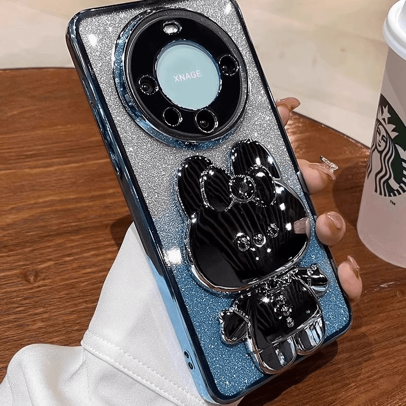 简睦 适用华为mate60pro手机壳新款防摔遥遥领先个性mate50pro妆镜支架