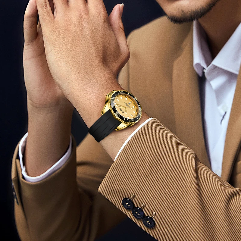 金游艇系列全自动男士手表LSK8005-1-G