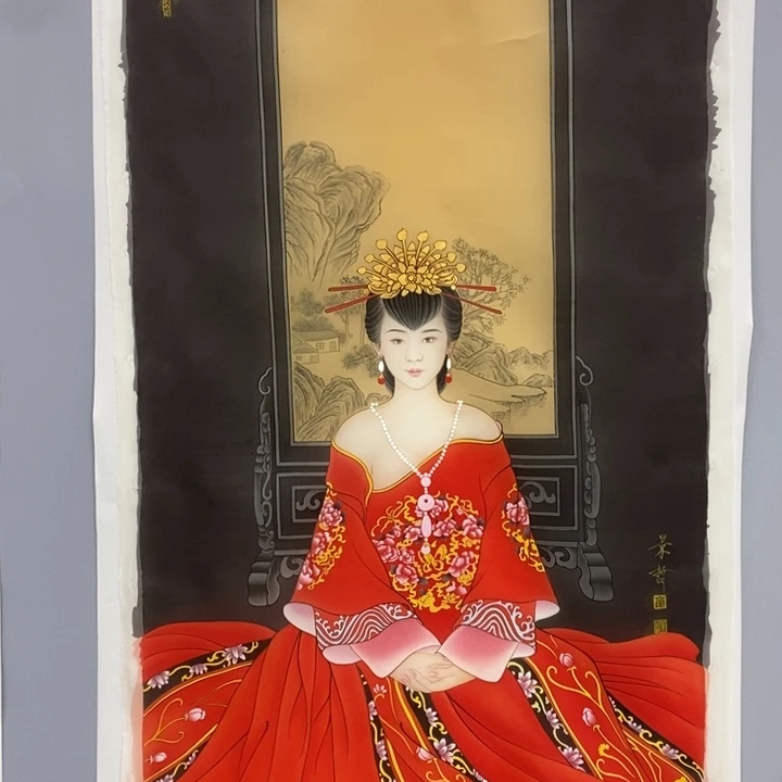 【闪购商品】鸿途文化馆手绘国画