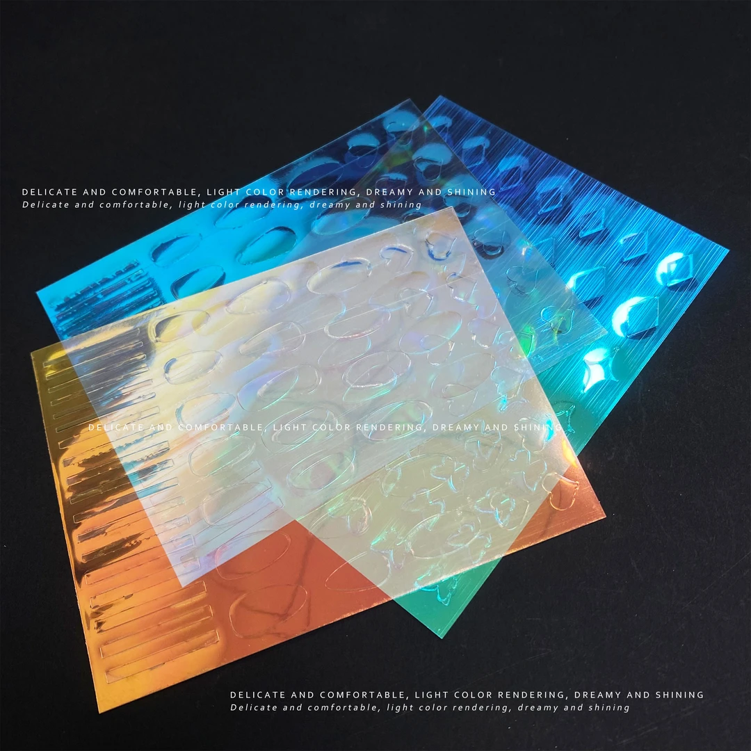 【贴纸5】冰块玻璃贴纸新款百搭幻彩糖果美甲贴装冰块玻璃贴纸