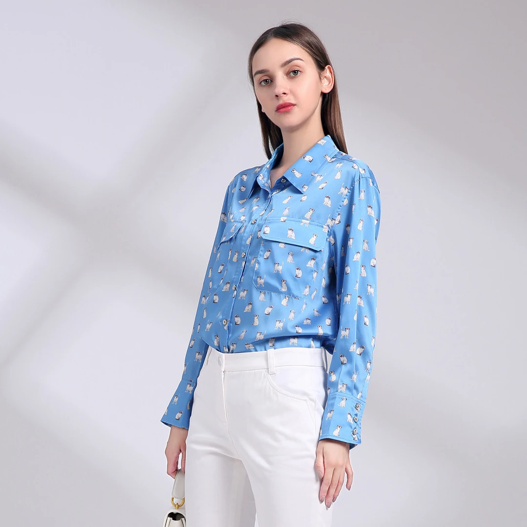 JETEZO/裘堤婼卡通休闲衬衫上衣BA1112A1