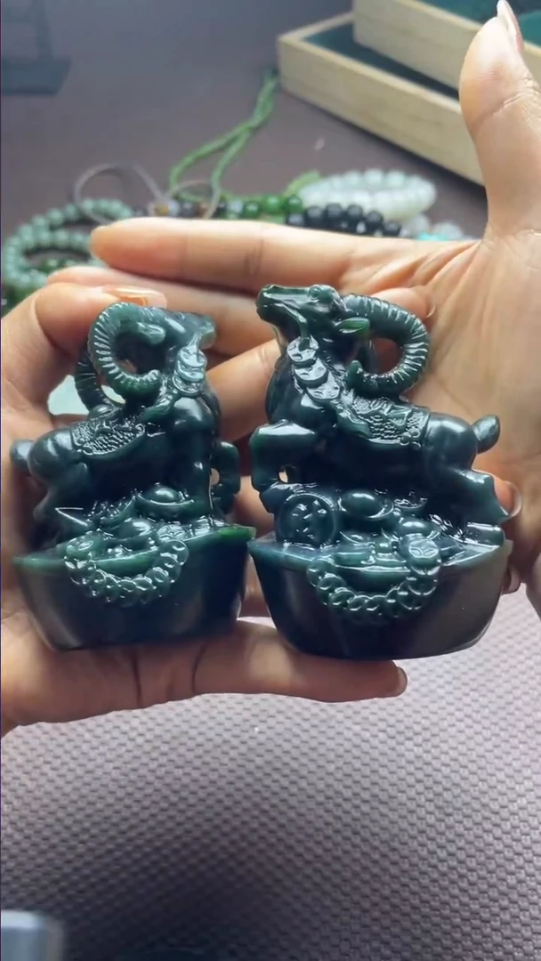 【闪购商品】和田玉摆件未镶嵌羊