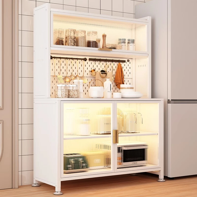 五层厨房置物架餐边储物柜落地多层烤箱微波炉电器多功能收纳橱柜