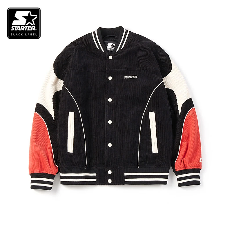 STARTER 秋冬拼色款美式时尚休闲百搭宽松潮流夹克外套SA41BJ007