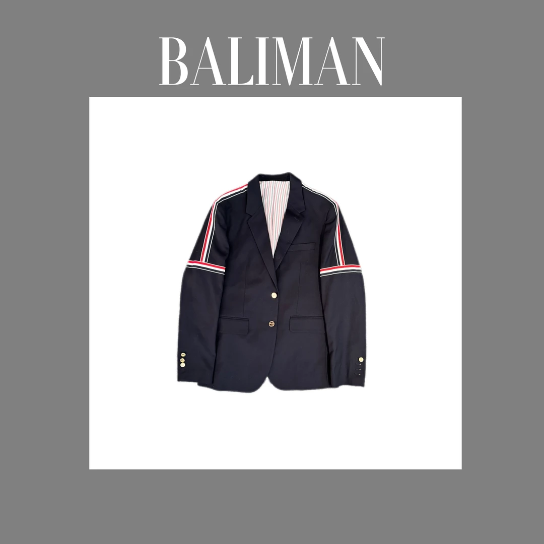 时尚休闲西服黑色秋冬设计西服上衣