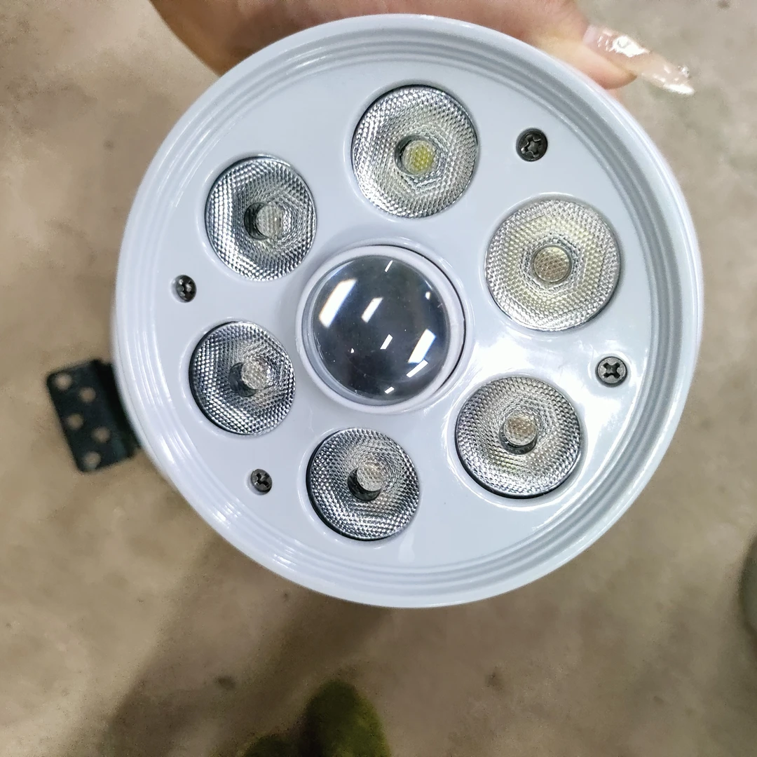 七眼摇头氛围图案灯一个，声控模式实物图