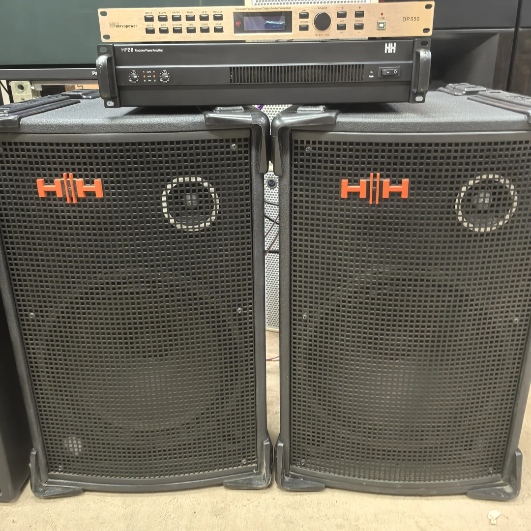 双H15寸音箱+HP26功放+Mu前级。不包邮