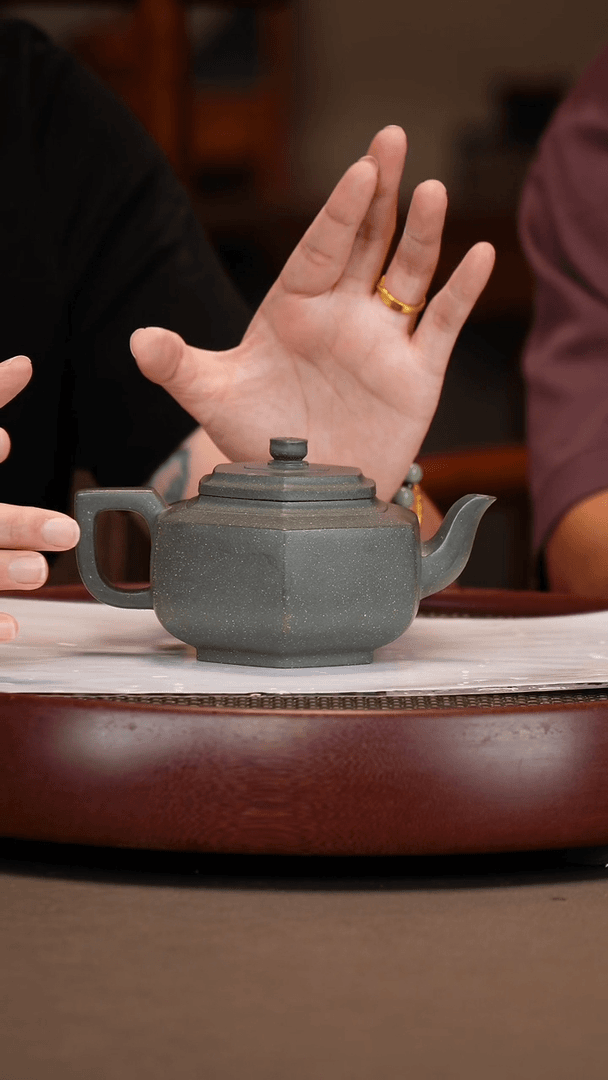 【闪购商品】紫砂茶壶六方雪华