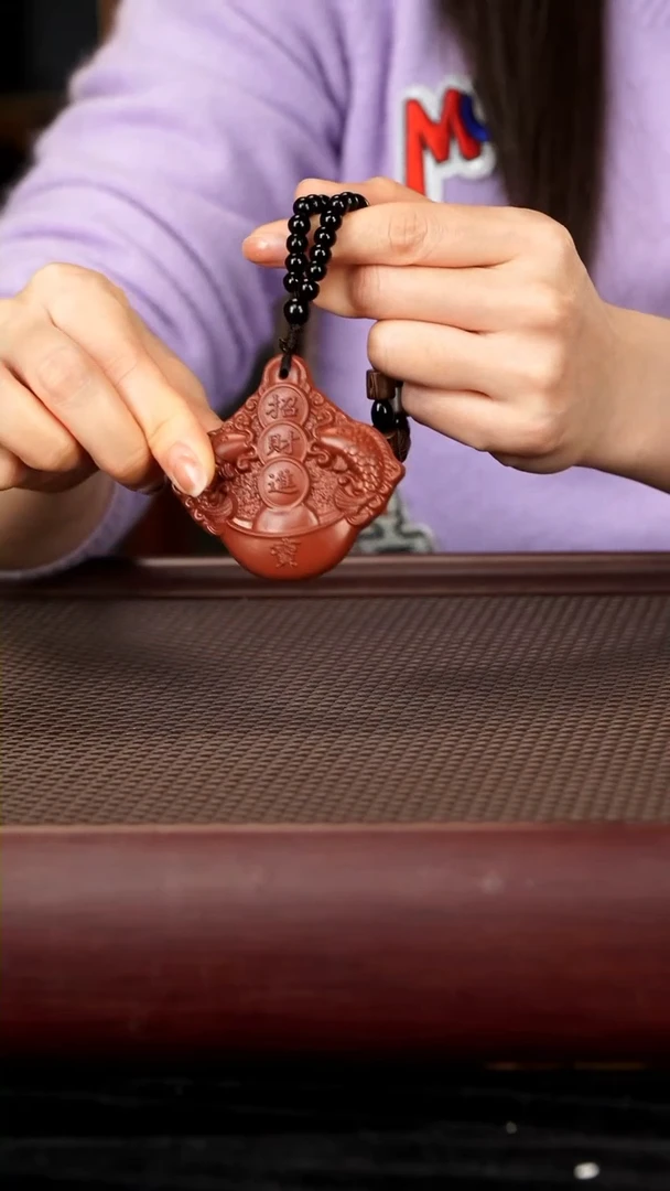 【闪购商品】紫砂茶宠招财进宝手把件