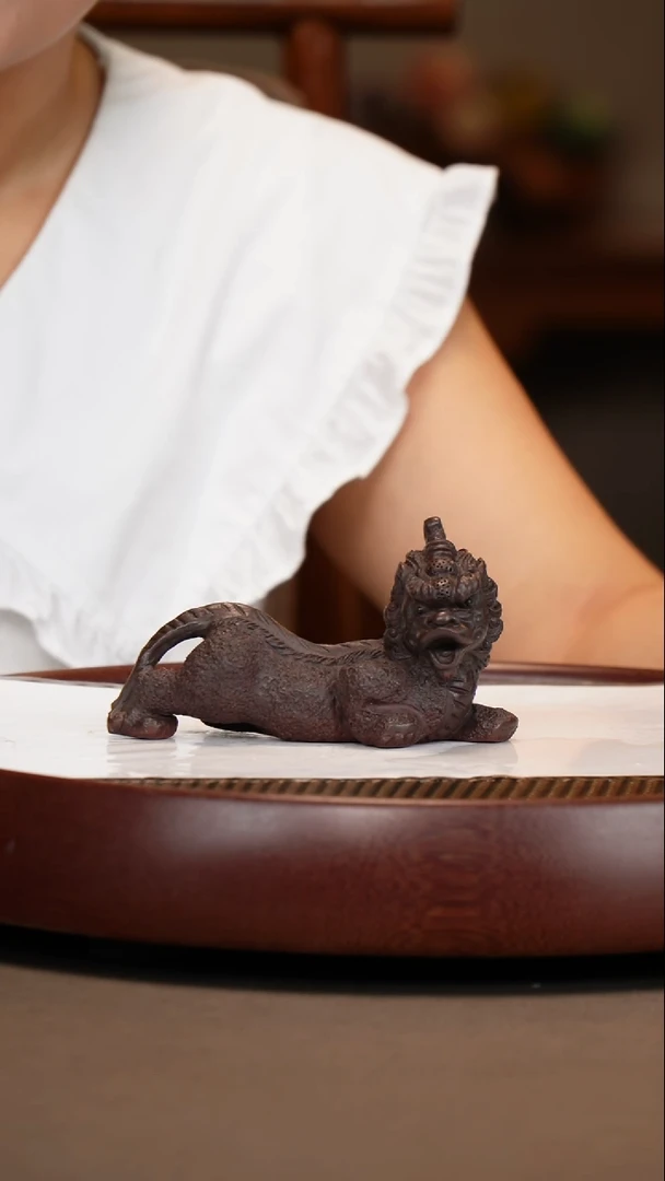 【闪购商品】紫砂茶宠古铜泥瑞兽
