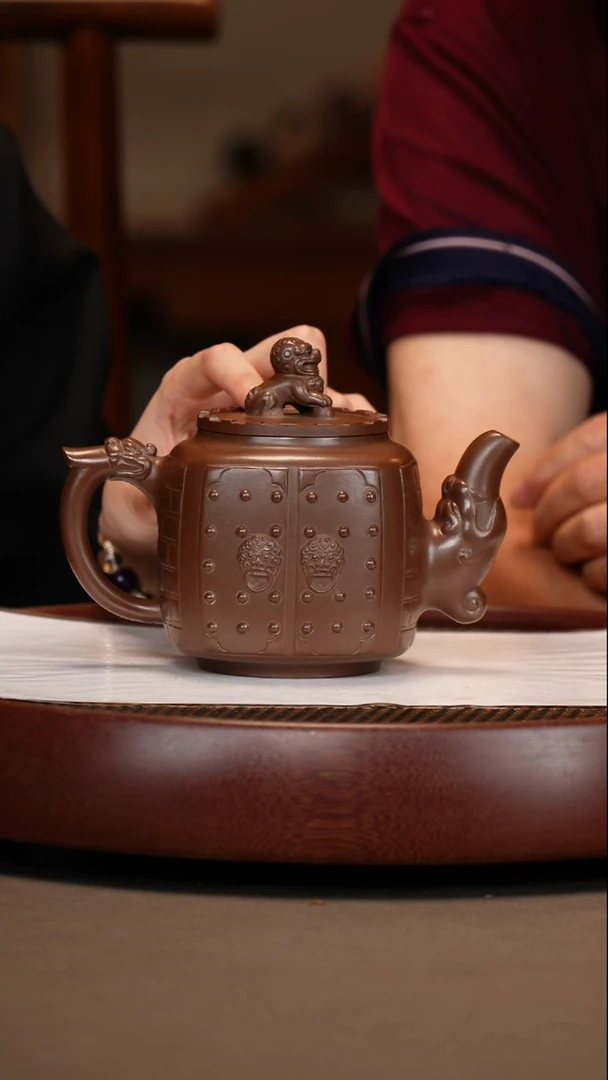 【闪购商品】紫砂茶壶沈建康大宅门500cc