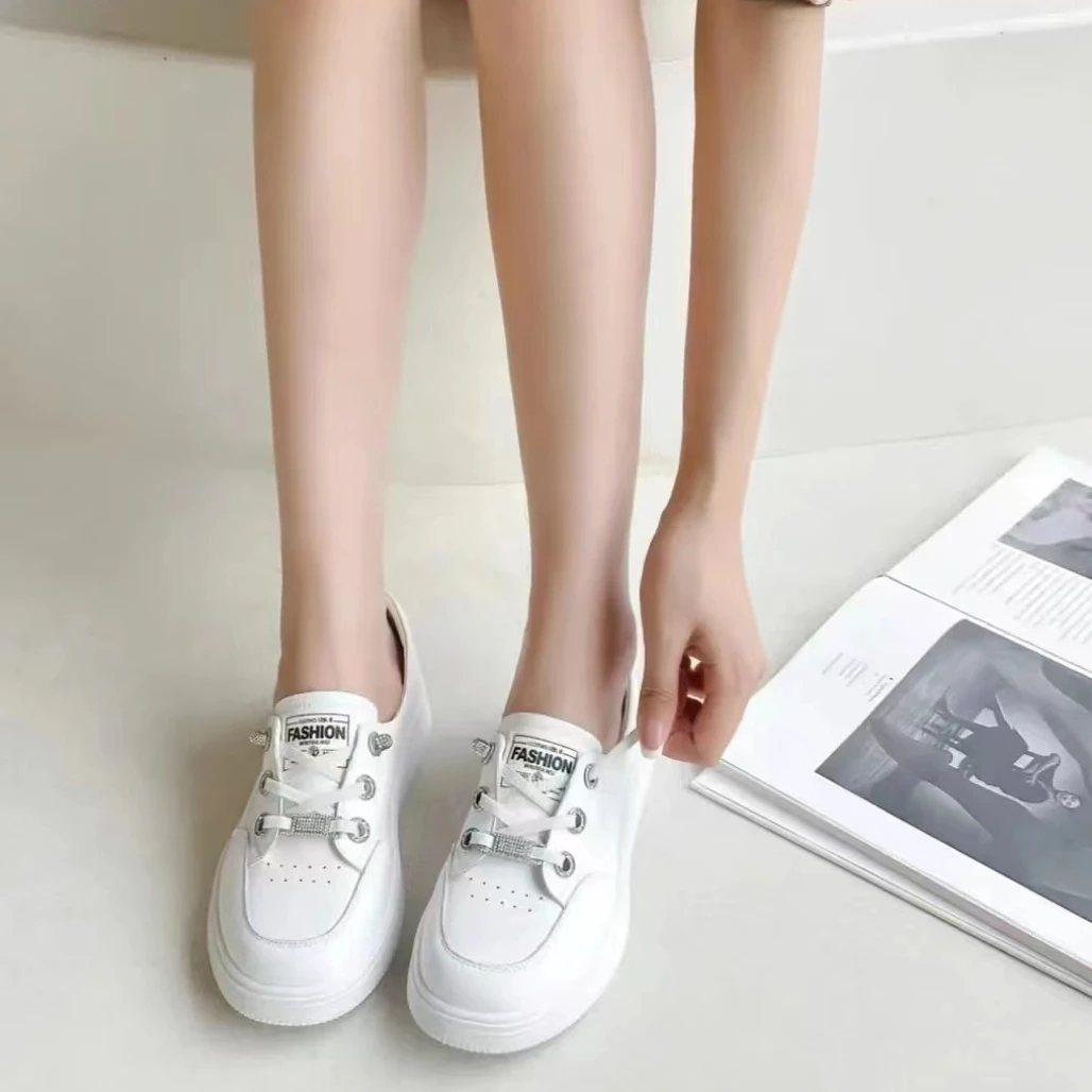夏季新款时尚百搭易打理舒适小白鞋8616