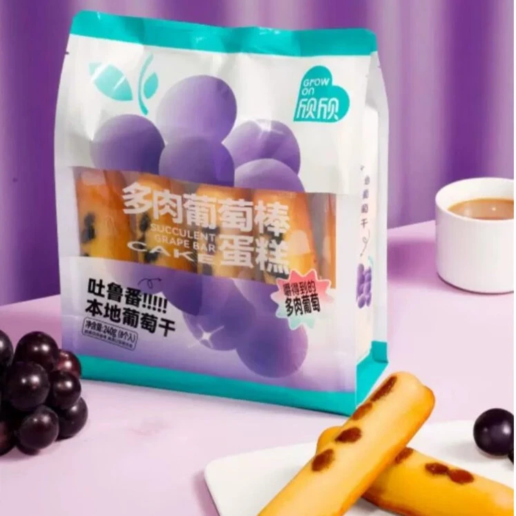 欣欣多肉葡萄棒蛋糕牛奶棒网红代早餐零食品手撕面包牛乳蛋糕240g