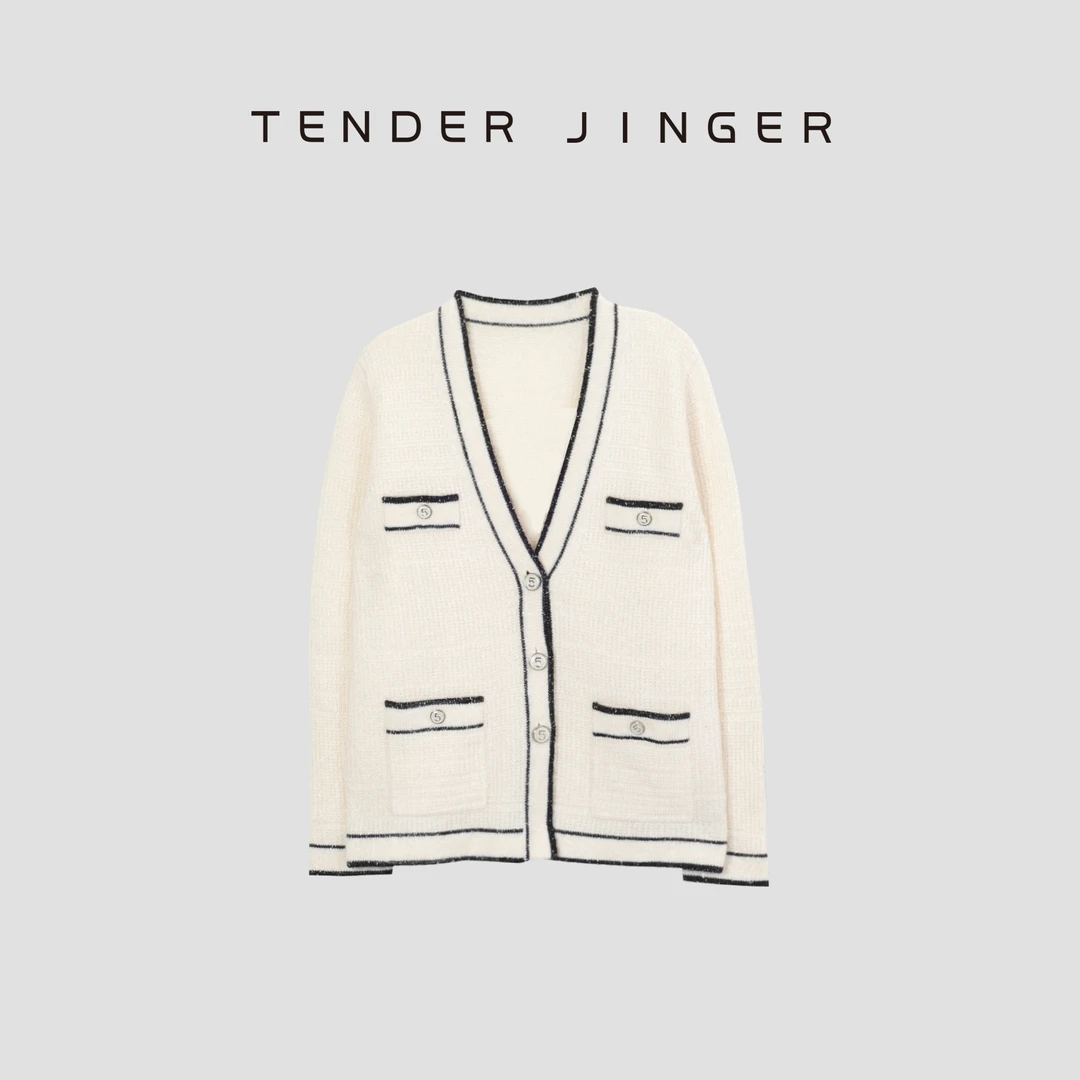 【专柜】慵懒风小香风针织开衫T44BBS78830