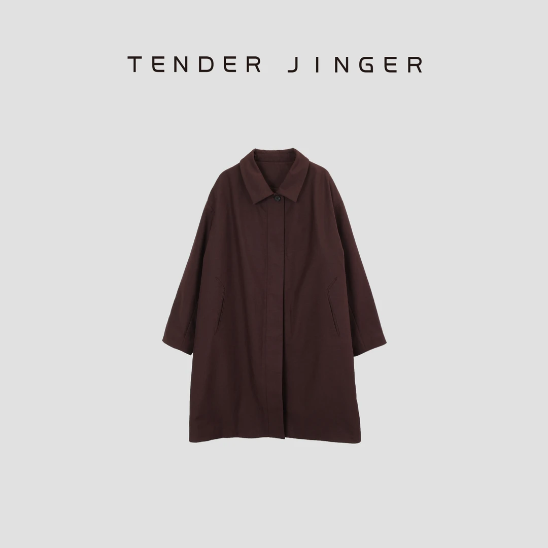 Tender Jinger中空纱长款外套T44KAI78944