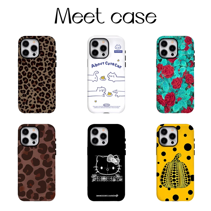 韩国进口菲林二合一磨砂手机壳适用苹果iPhone16promax全包15pro