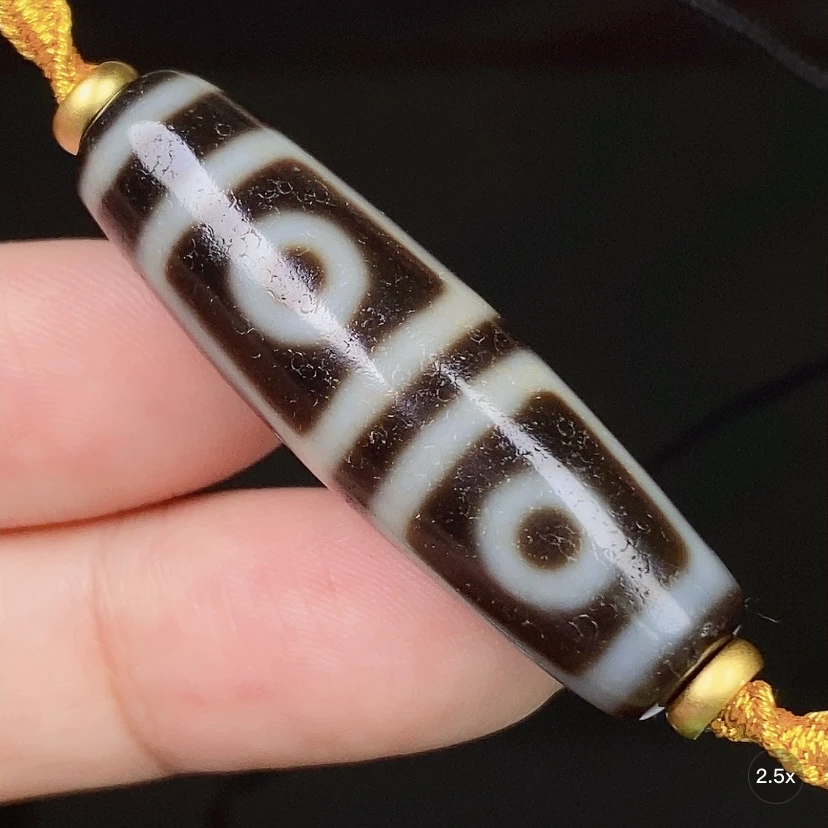 【九妹】地门四眼单珠裸珠锁骨链手工坠链时尚复古百搭43*13mm