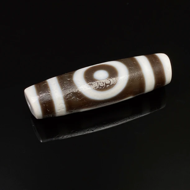 黑白天地珠珠玛瑙扁珠单株尺寸49*14mm手工编绳项链包设计发货