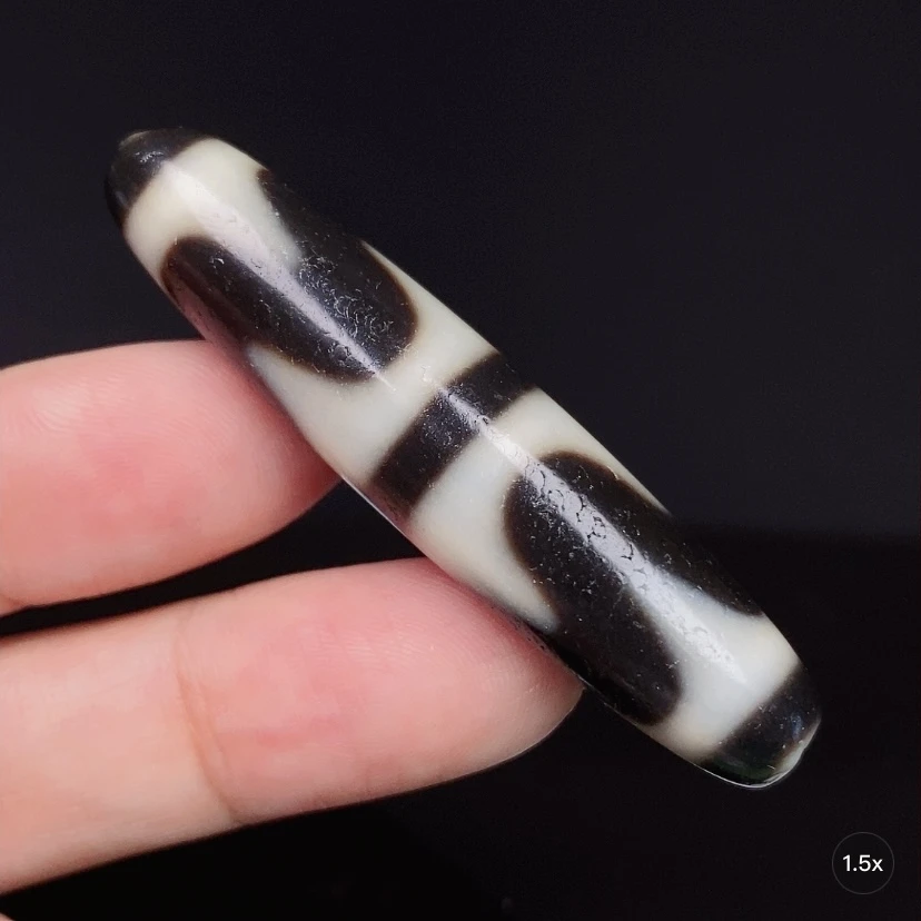 黑白虎牙单珠58*13mm