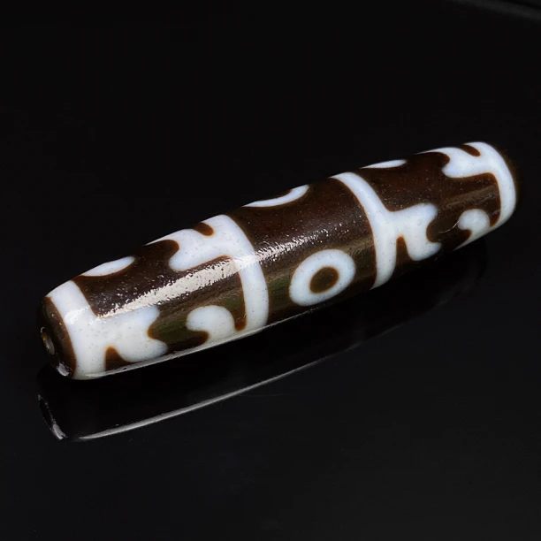 三眼莲师玛瑙项链吊坠单株尺寸：58*13mm手工编绳男女款包设计发货