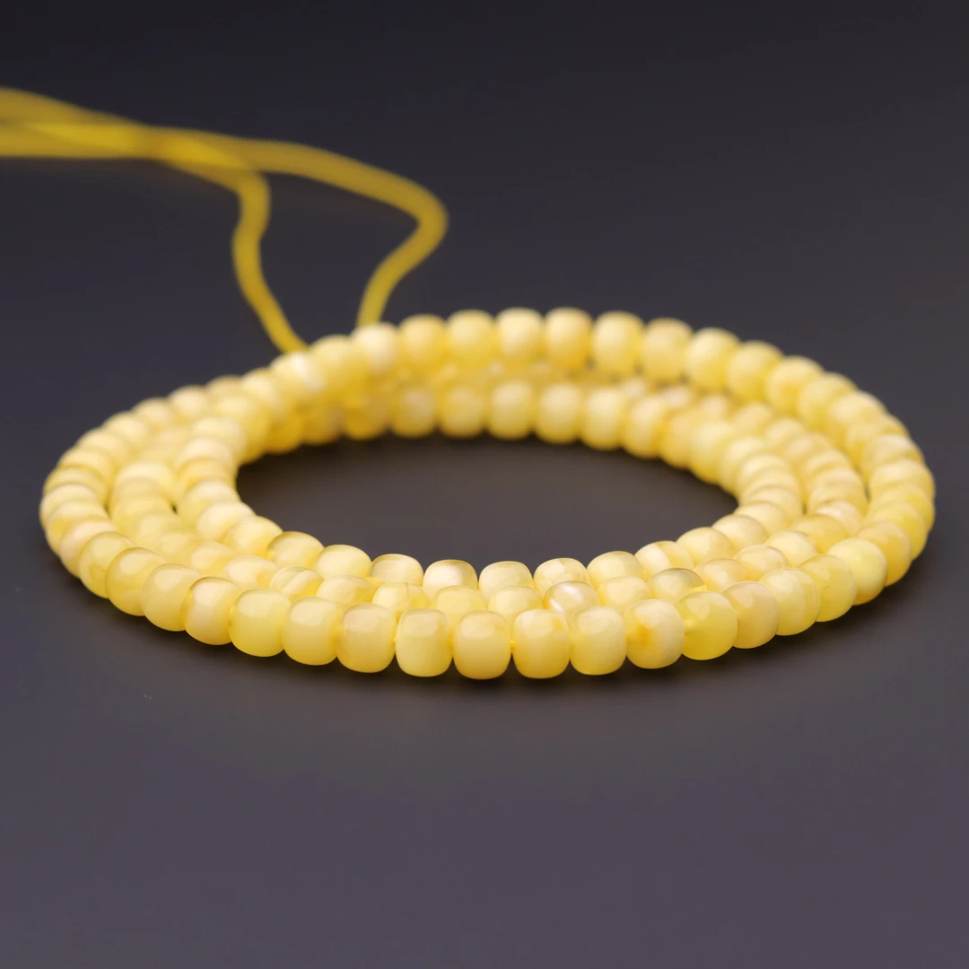 S5922俄料鸡油黄金角蜜蜡老型108长串男女款盘玩长手串