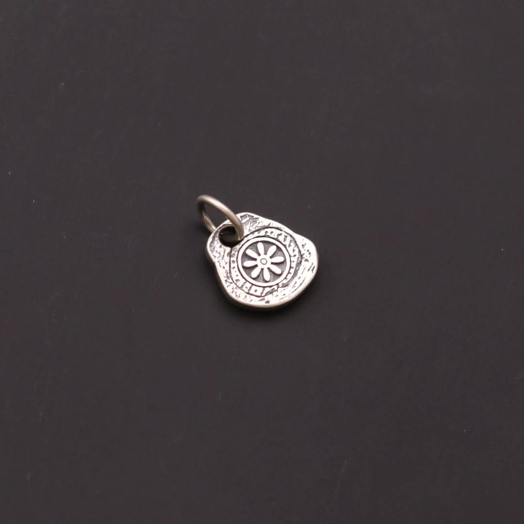 S6182-6【格桑花】（925银饰）银饰侧挂文玩饰品配饰