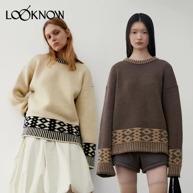 LOW CLASSIC设计师品牌LOOKNOW秋冬新款多色毛衣