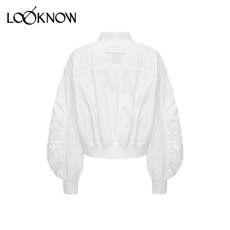 madeinnormal设计师品牌LOOKNOW24新款纸感抽褶风夹克棉服