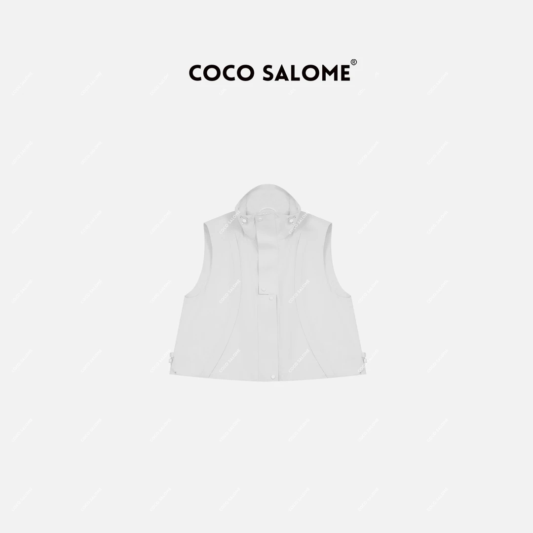 COCOSALOME⑩【随性马甲】早春新款轻奢简约国风百搭马甲5966