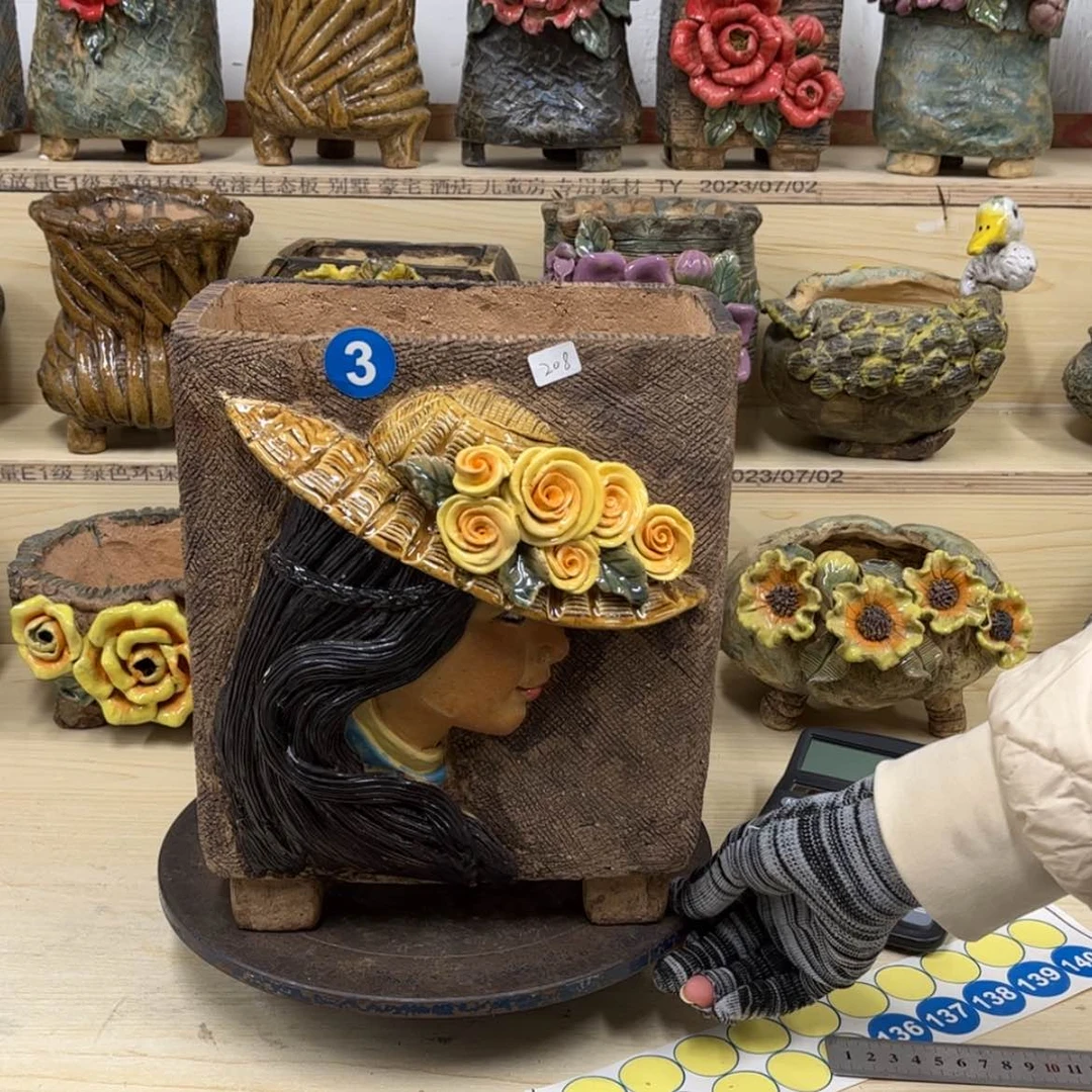 【闪购商品】紫砂花盆3号微瑕不退不换