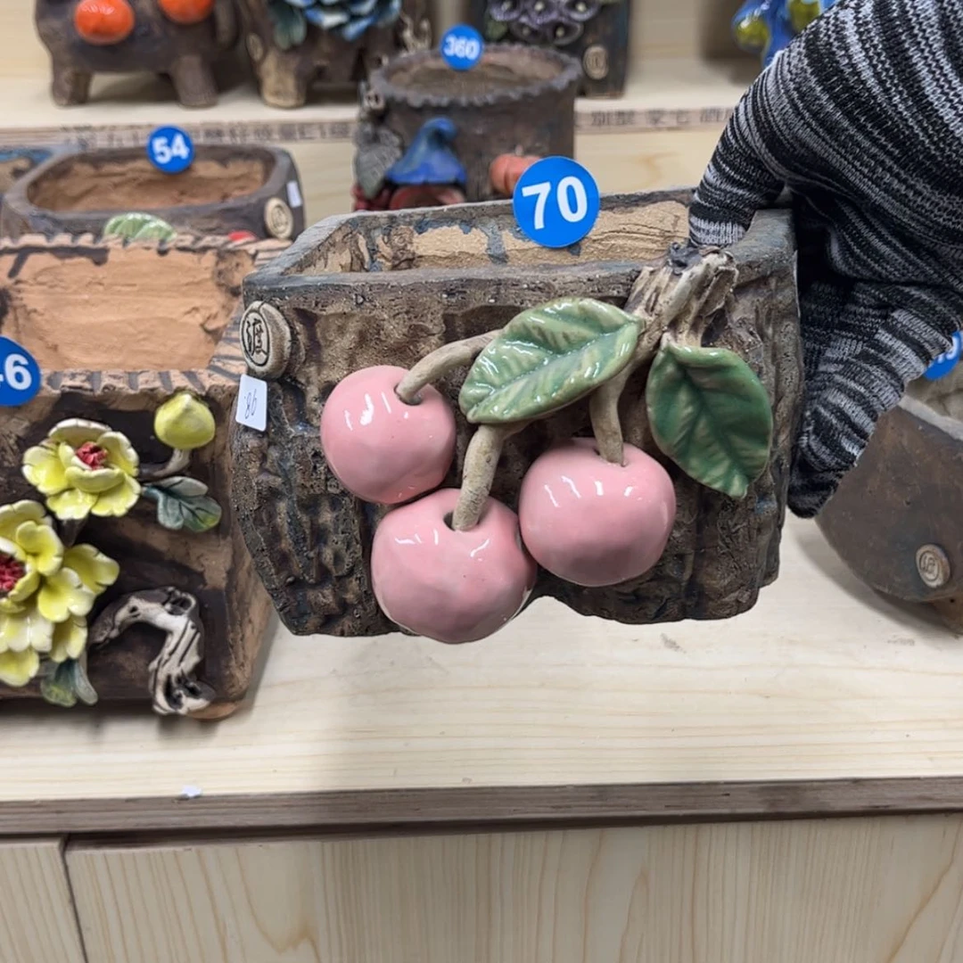 【闪购商品】紫砂花盆花****幸70号12.13二万一点赞
