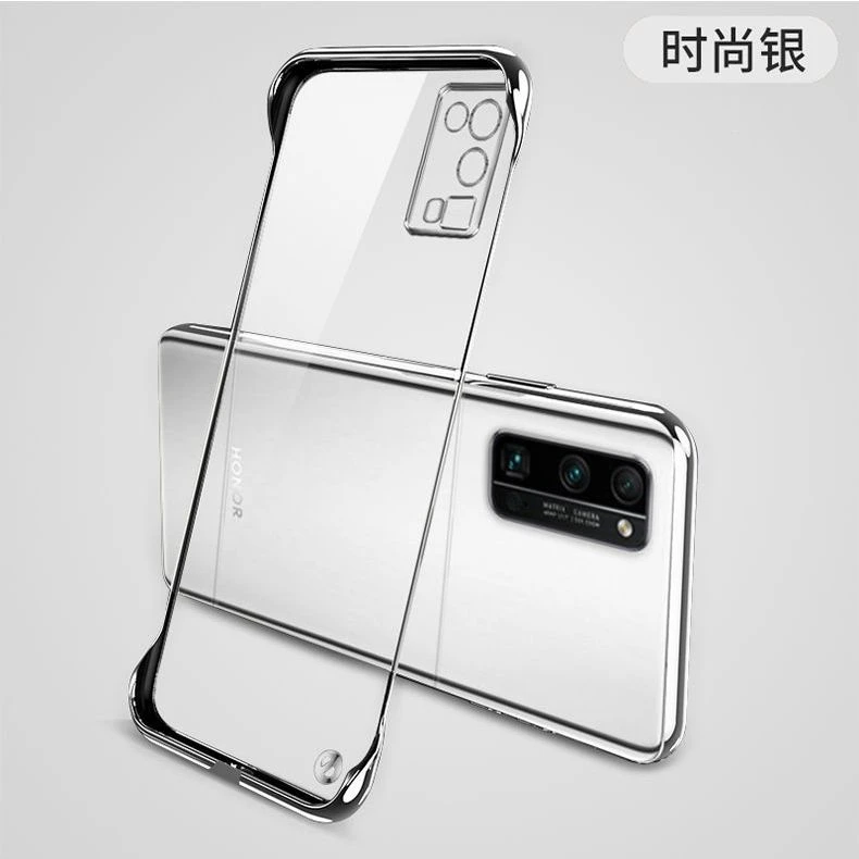 适用荣耀30/30Pro/30S手机壳V30/V30Pro硬壳透明电镀无边框防摔