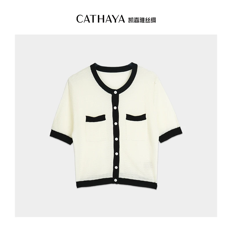 CATHAYA/凯喜雅针织短袖开衫BBK2FOJL556