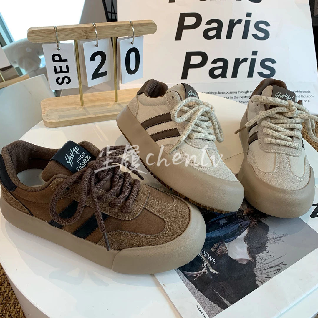 CHENLV/尘履2024秋季新款休闲鞋女鞋秋季休闲鞋百搭复古小众