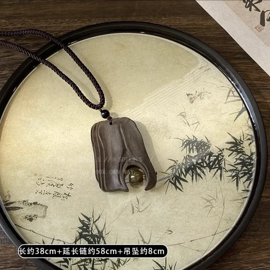 非金属木质吊坠 主播同款项链复古装饰手工时尚百搭简约民族风