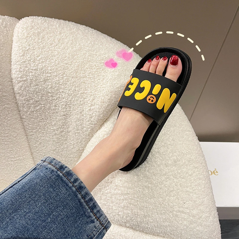 2025年新款可爱虎网红居家防滑女拖鞋外穿时尚卡通凉拖鞋一字托