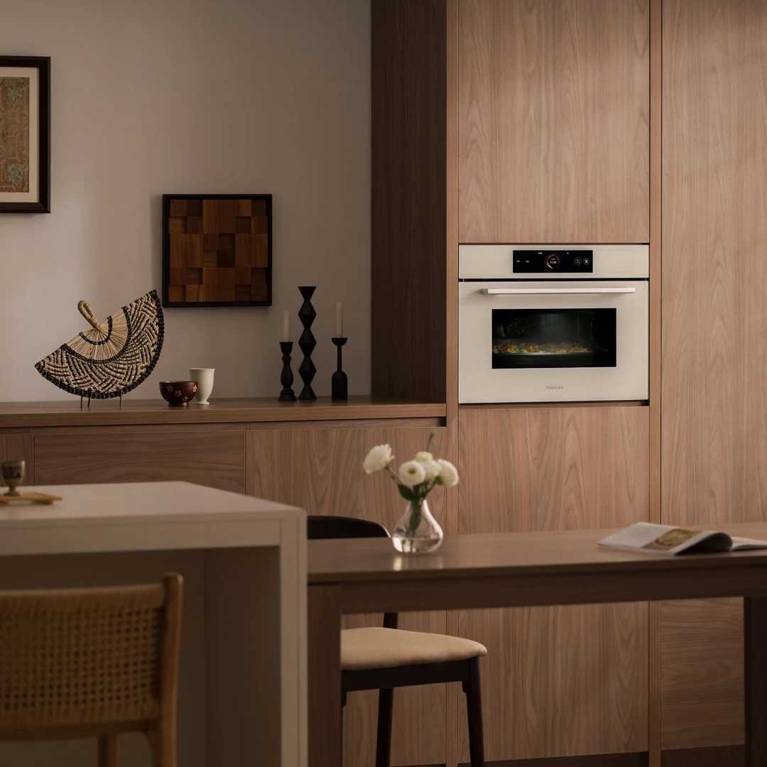 TOSHIBA/东芝景套系T550嵌入式水波炉微蒸烤炸炖5合1一体机55升