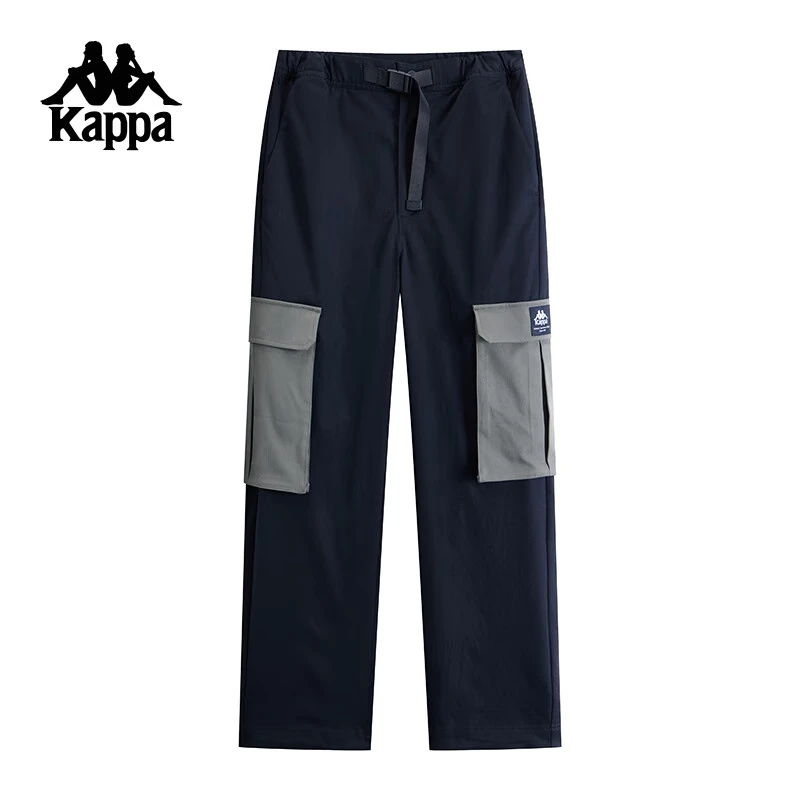 A【阔腿工装裤】卡帕复古运动裤24新春秋休闲弹力长裤 K0E82AX30D