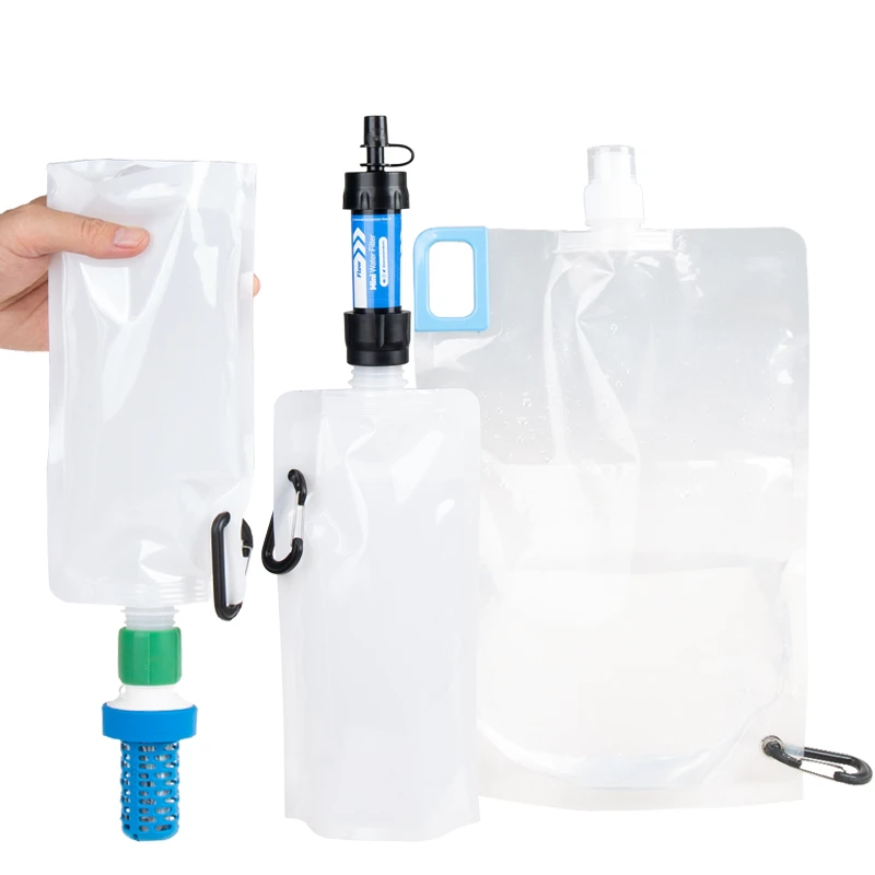 适配索耶过滤净水器户外运动徒步登山轻便携折叠水袋水壶水囊