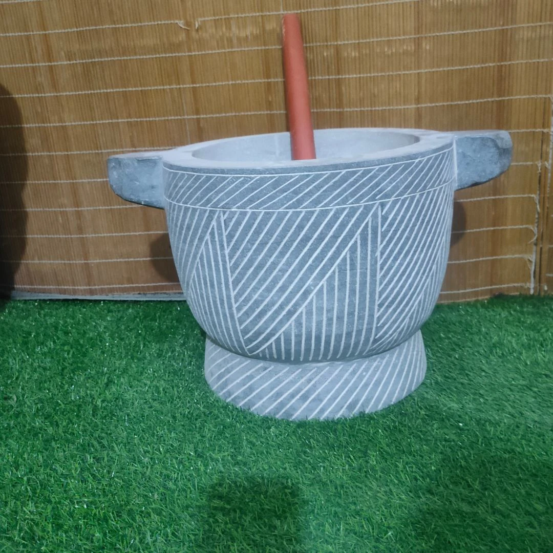 家庭捣蒜器天然青石打糍粑石臼兑辣椒石窝臼窝捣中药擂钵糍粑工具