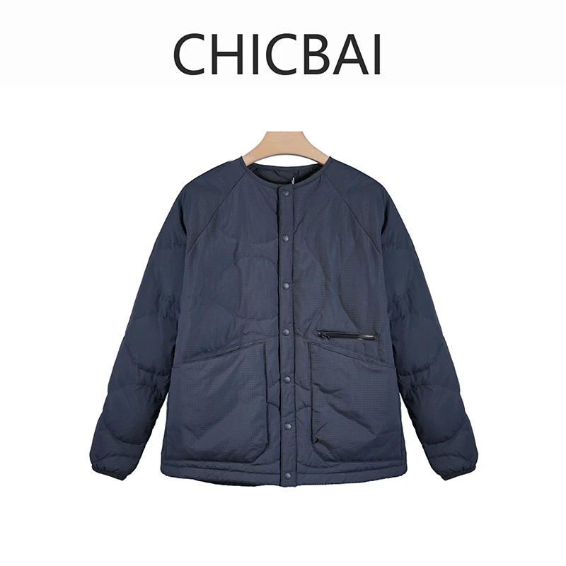 CHIC白 都市运动户外轻量羽绒服
