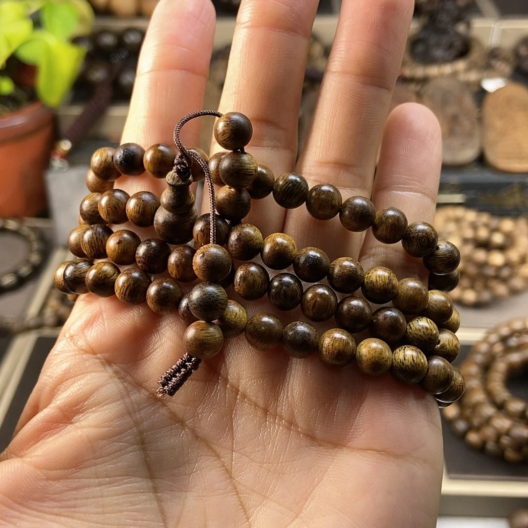 沉香手串d***爱越南芽庄白棋