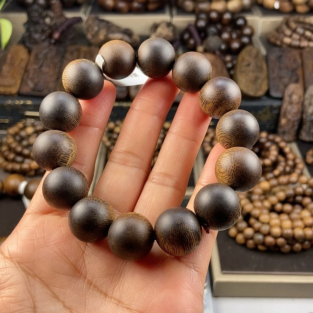 沉香手串常*怀越南芽庄白棋