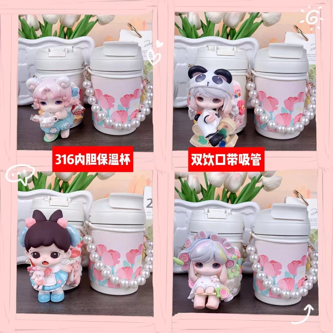 【保温杯】整端（8+1保温杯）创意奶油胶手工DIY高颜值双饮杯子ins